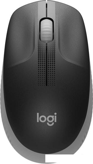 Мышь Logitech M190 (черный/серый) - фото