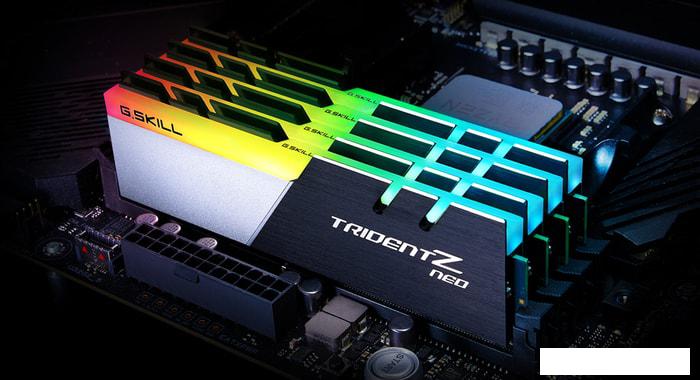 Оперативная память G.Skill Trident Z Neo 2x16GB DDR4 PC4-28800 F4-3600C16D-32GTZNC - фото