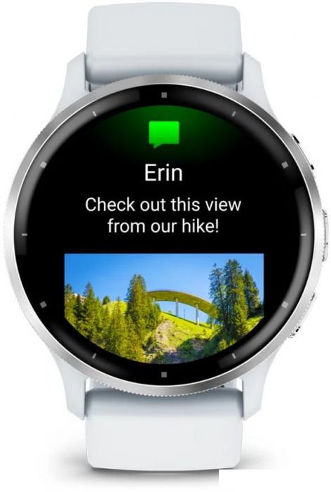Умные часы Garmin Venu 3 (белый, с силиконовым ремешком) - фото