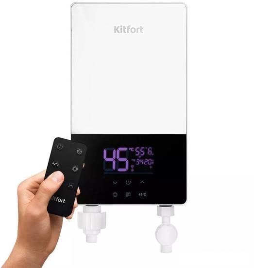 Проточный электрический водонагреватель Kitfort КТ-6034 - фото