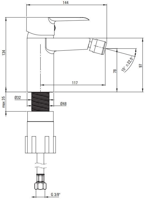 Смеситель Deante Boro BMO 030M - фото