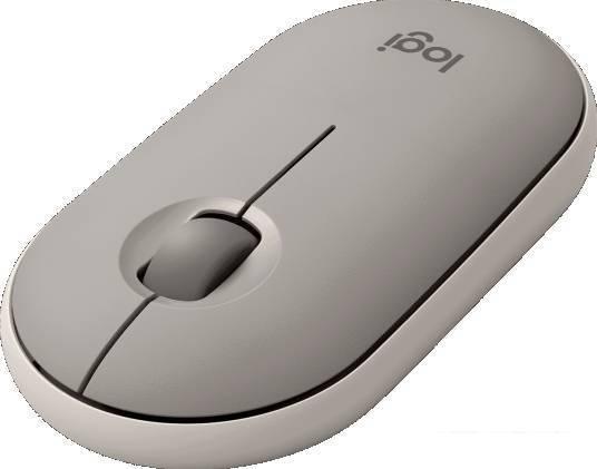 Мышь Logitech M350 Pebble (песочный) - фото