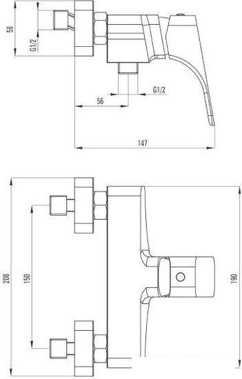 Смеситель Deante Hiacynt BQH A40M - фото