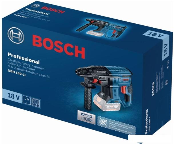 Перфоратор Bosch GBH 180-LI Professional 0611911120 (без АКБ) - фото