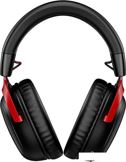 Наушники HyperX Cloud III Wireless (черный/красный) - фото