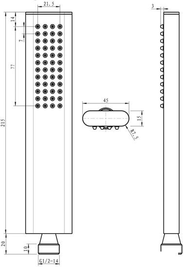 Душевая лейка Maxonor Pure Life PL004 - фото