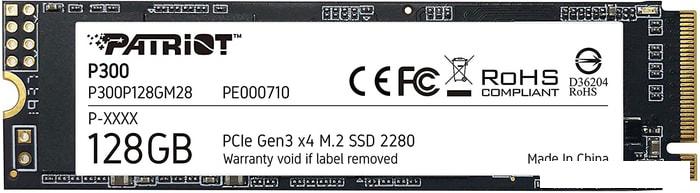 SSD Patriot P300 128GB P300P128GM28 - фото