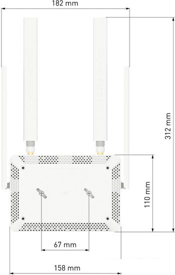 4G Wi-Fi роутер Keenetic Runner 4G KN-2212 - фото