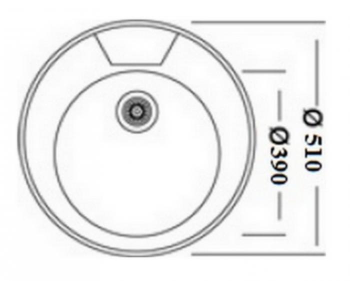 Кухонная мойка Kromevye EC 246 D - фото