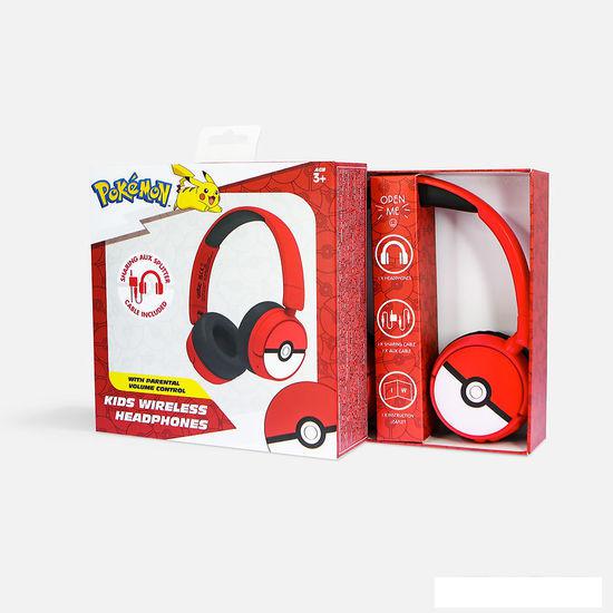 Наушники OTL Technologies Pokemon Poke Ball Kids Wireless PK1000 - фото