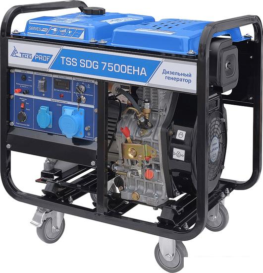 Дизельный генератор ТСС SDG 7500EHA - фото