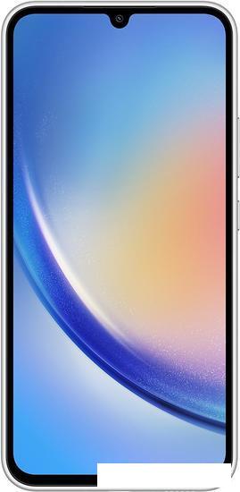 Смартфон Samsung Galaxy A34 5G SM-A346E/DSN 6GB/128GB (серебристый) - фото