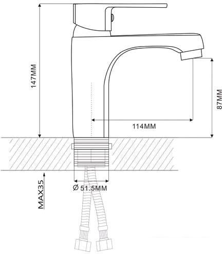 Смеситель Ekko E10301 - фото