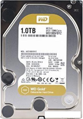 Жесткий диск WD Gold 1TB WD1005FBYZ - фото