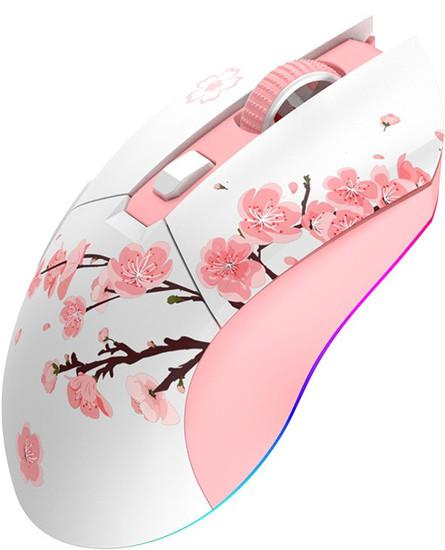 Игровая мышь Dareu EM901X Sakura Pink - фото