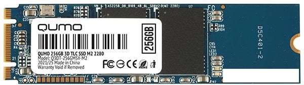 SSD QUMO Novation 3D TLC 256GB Q3DT-256GMSY-M2 - фото