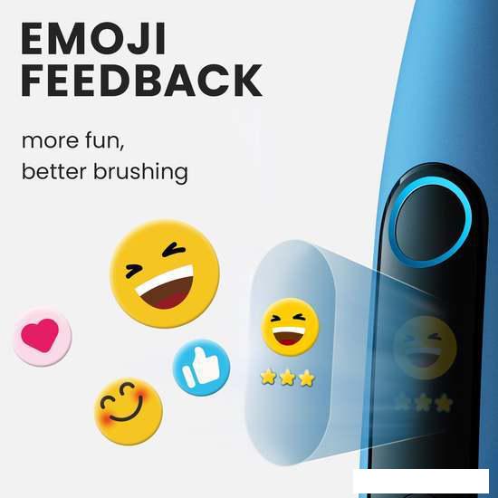 Электрическая зубная щетка Oclean X10 Smart Electric Toothbrush (синий) - фото