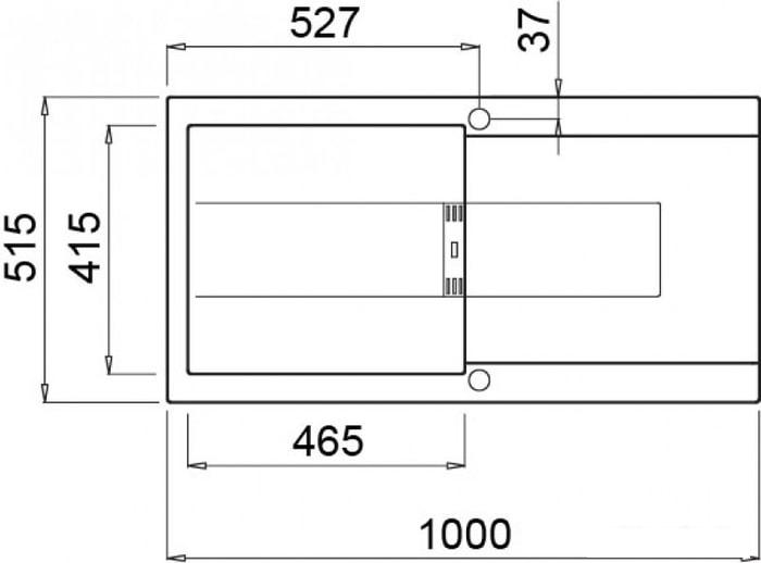 Кухонная мойка Elleci Smart 480 White K96 - фото