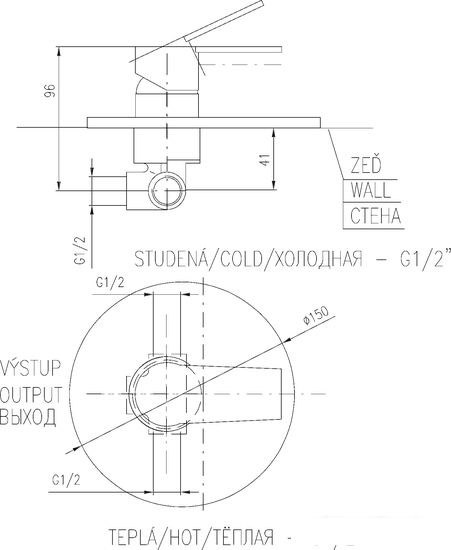 Смеситель Slezak RAV Colorado CO183LCMATC - фото