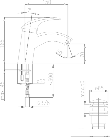 Смеситель Armatura Ametyst 402-814-00 - фото