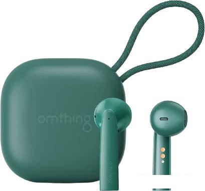 Наушники Omthing AirFree Pods TWS (зеленый) - фото