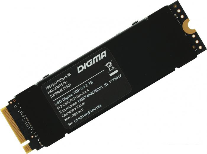 SSD Digma Top G3 2TB DGST4002TG33T - фото