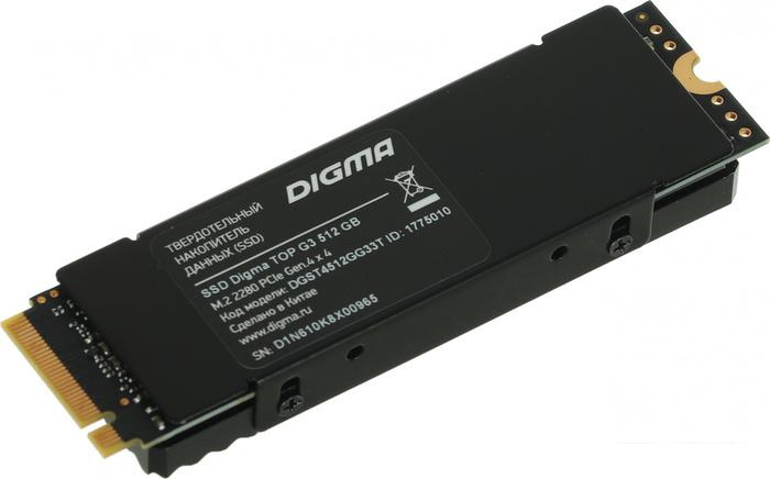 SSD Digma Top G3 512GB DGST4512GG33T - фото