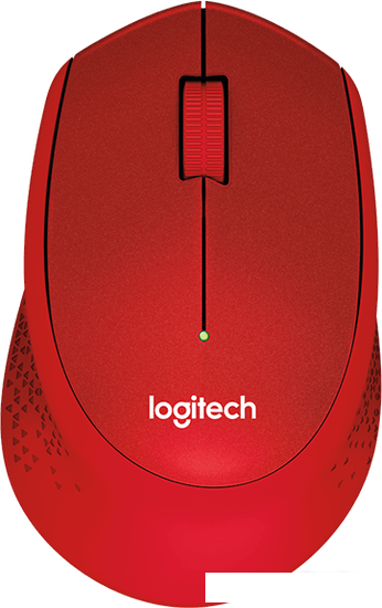 Мышь Logitech M330 Silent Plus (красный) [910-004911] - фото