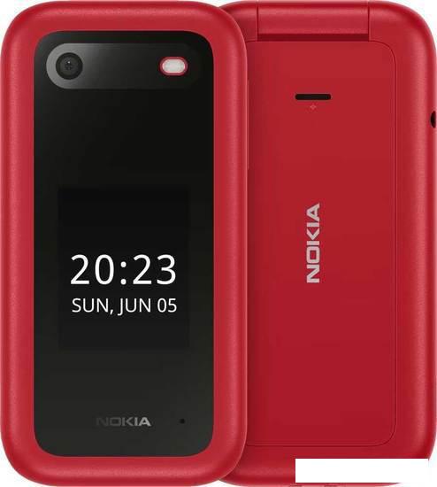 Кнопочный телефон Nokia 2660 (2022) TA-1469 Dual SIM (красный) - фото
