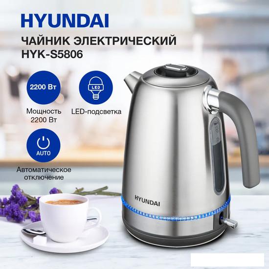 Электрический чайник Hyundai HYK-S5806 - фото