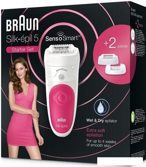 Эпилятор Braun Silk-epil 5 SensoSmart 5/500 Wet&Dry - фото