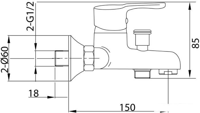 Смеситель Istok life 0402.719 - фото