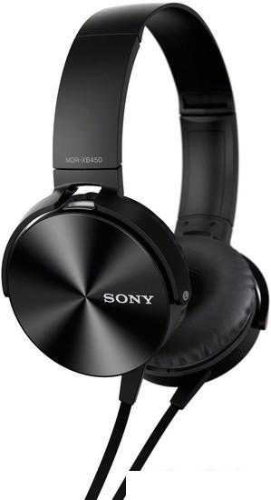 Наушники Sony MDR-XB450AP (черный) - фото