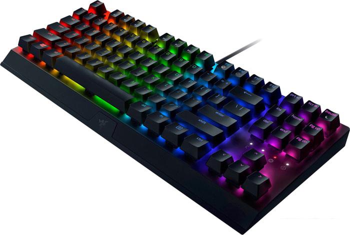 Клавиатура Razer BlackWidow V3 Tenkeyless Green Switch - фото