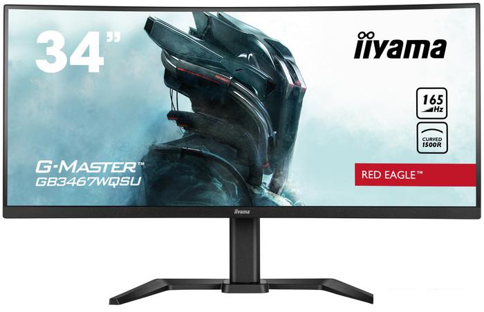 Игровой монитор Iiyama G-Master Red Eagle GB3467WQSU-B5 - фото