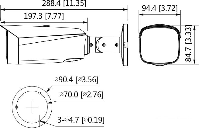 IP-камера Dahua DH-IPC-HFW3449T1P-AS-PV-0360B - фото