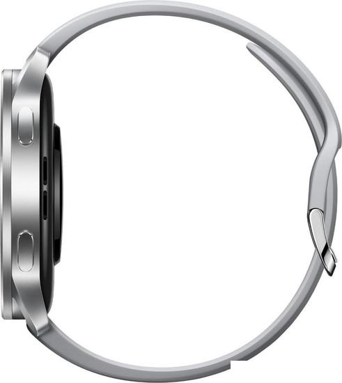 Умные часы Xiaomi Watch S3 M2323W1 (серебристый/серый, международная версия) - фото