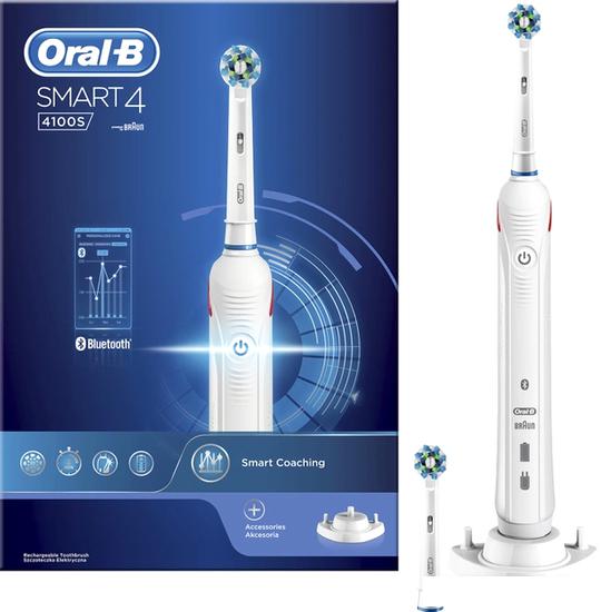 Электрическая зубная щетка Oral-B Smart 4 4100S 4210201203872 - фото