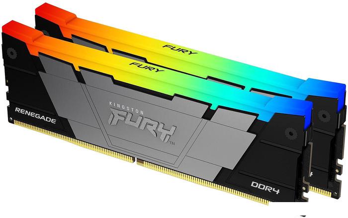 Оперативная память Kingston FURY Renegade RGB 2x16ГБ DDR4 3600МГц KF436C16RB12AK2/32 - фото