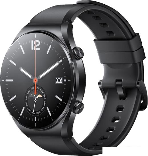 Умные часы Xiaomi Watch S1 (черный/черный, международная версия) - фото