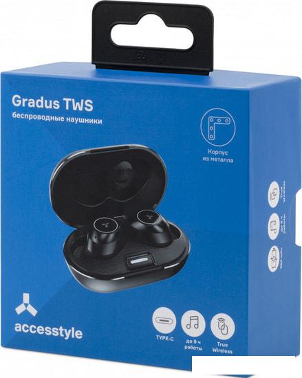 Наушники AccesStyle Gradus TWS (черный) - фото