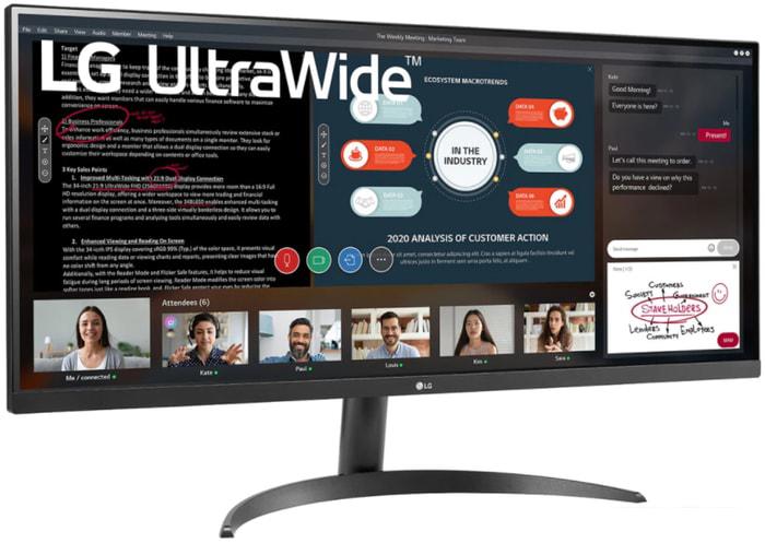 Монитор LG UltraWide 34WP500-B - фото