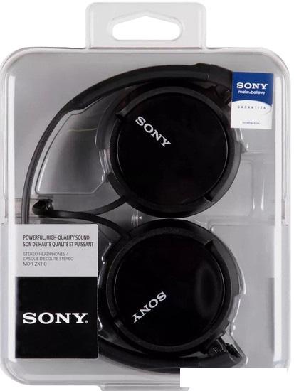 Наушники Sony MDR-ZX110 (черный) - фото