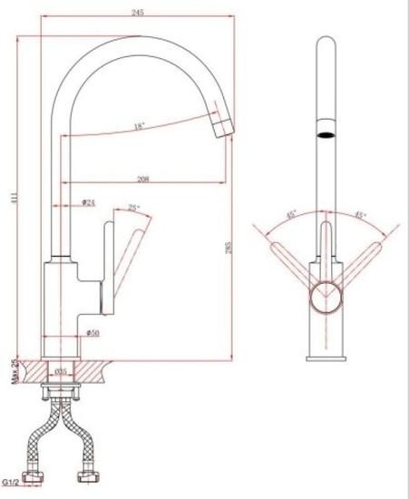 Смеситель A-Five A5-0624 - фото