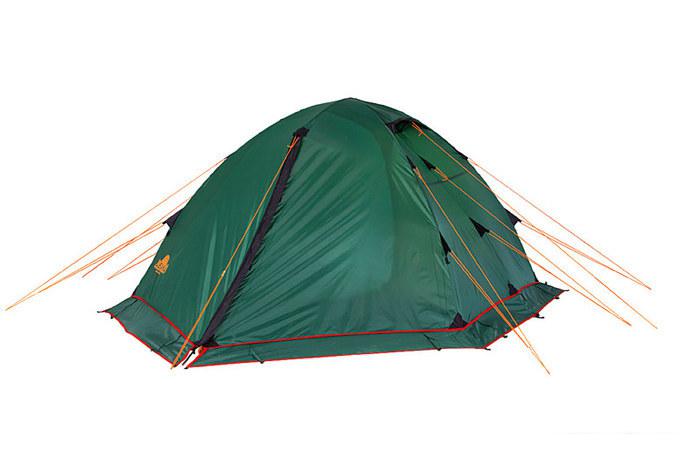 Треккинговая палатка AlexikA Rondo 4 Plus Fib (зеленый) - фото