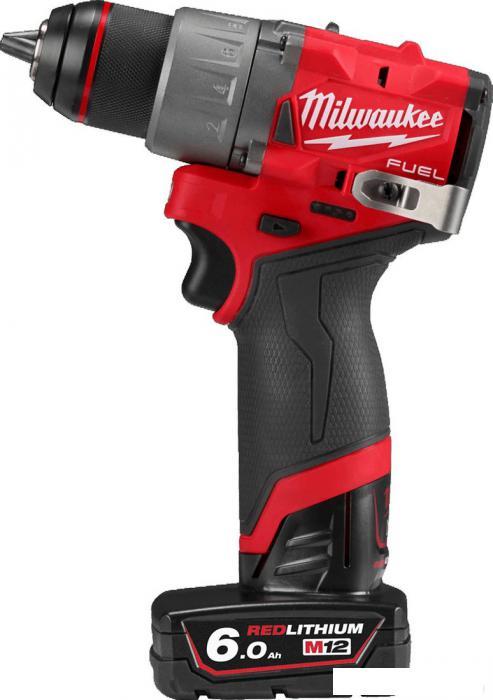 Дрель-шуруповерт Milwaukee M12 FUEL M12FDD2-602X 4933479875 (с 2-мя АКБ 6 Ач, кейс) - фото