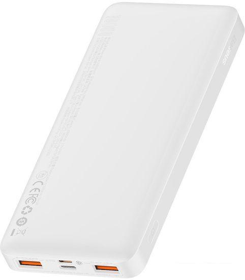 Внешний аккумулятор Baseus Bipow Fast Charge Power Bank 20W 10000mAh (белый) - фото