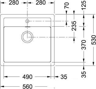 Кухонная мойка Franke Sirius SID 610 (оникс) [114.0443.344] - фото