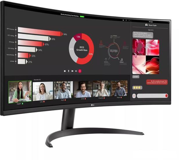 Монитор LG UltraWide 34WR50QC-B - фото