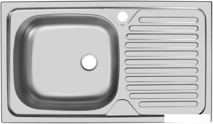 Кухонная мойка Ukinox Классика CLM760.435 --GT5K 2L- (с сифоном) - фото